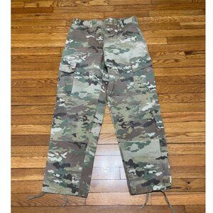 Army Combat Uniform ACU Cargo Pants Size 34x31 Green Digital Camouflage Canvas